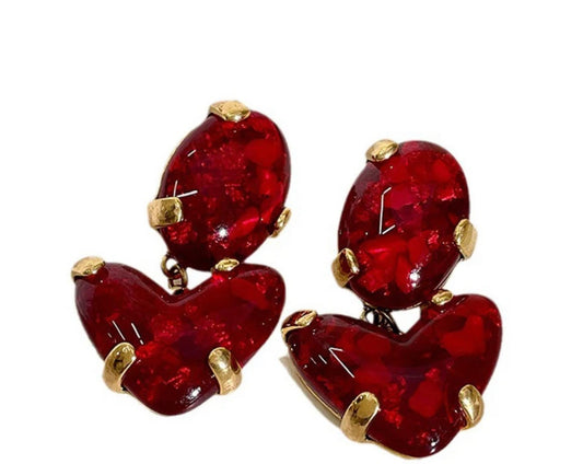 Heart shaped earring 